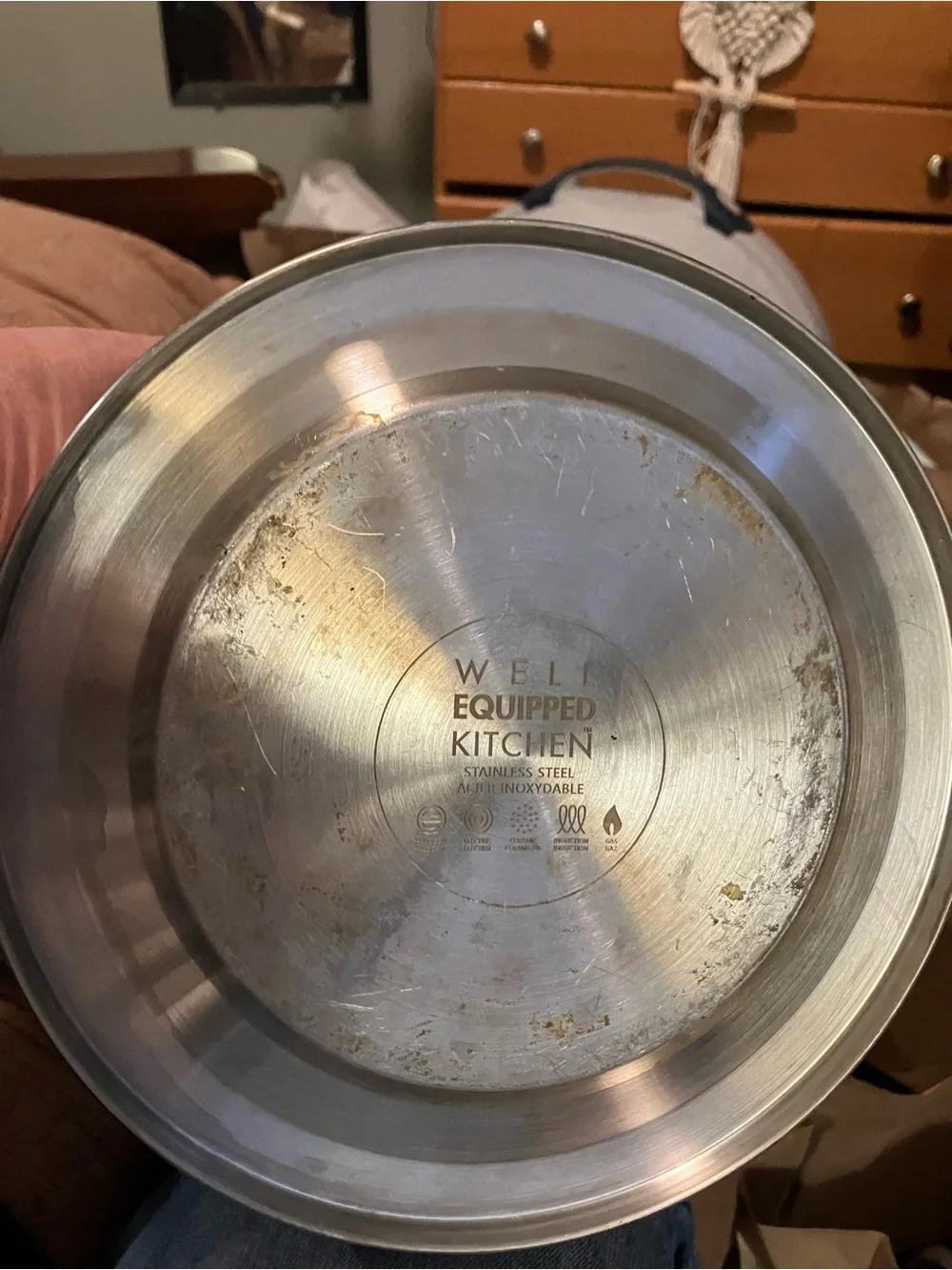 Stainless Steel Marble-Pattern Whistling Kettle - Gray